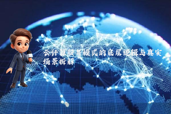 云计算服务模式的底层逻辑与真实场景拆解
